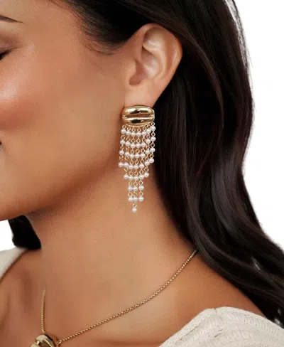 Ettika Mykonos Shell Dangle Earrings