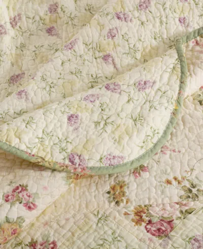 Greenland Home Fashions Cotton Reversible Quilted Throw, 50" X 60"