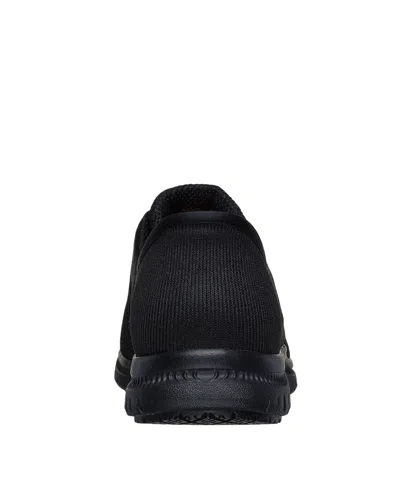 Skechers Hands Free Slip-ins Virtue Valsea Womens Bike Closed Toe Work Shoes In Black