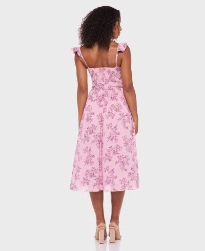 Alex & Sophia Juniors' Cotton Voile Printed Midi Dress