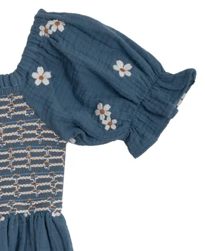 Sparkle & Shine Toddler And Little Girls Daisy Embroidered Dress