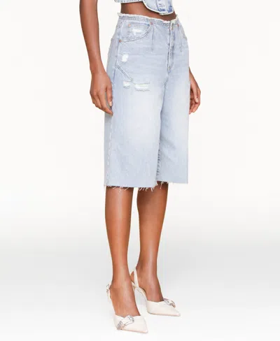 Avec Les Filles Women's Raw Waist Shorts