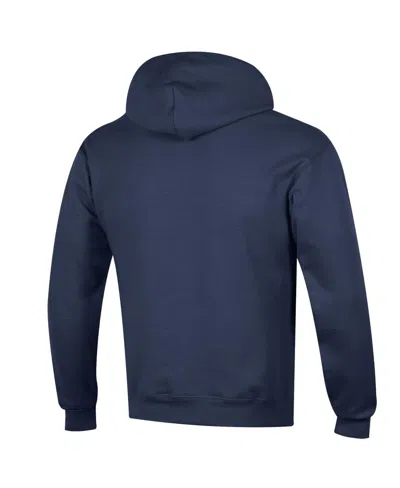 Champion Men'sâ Navy North Carolina Tar Heels Arch Over Logo Pullover Hoodie In Blue