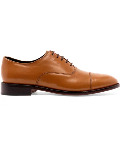 Anthony Veer Men's Clinton Cap-toe Leather Oxfords
