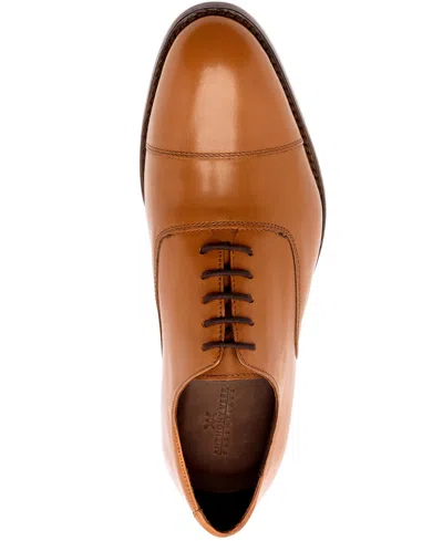 Anthony Veer Men's Clinton Cap-toe Leather Oxfords