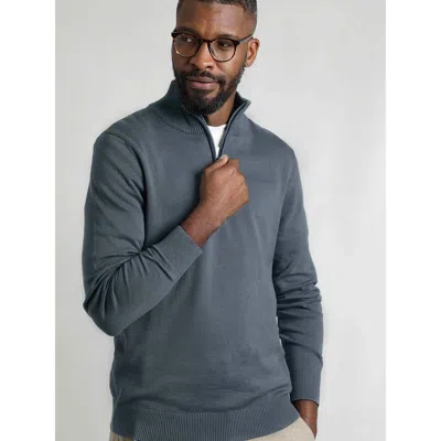 Weird Fish Baxter Fine Knit 1/4 Zip Jumper