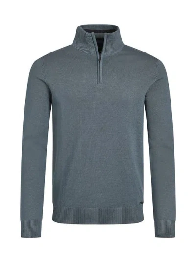 Weird Fish Baxter Fine Knit 1/4 Zip Jumper