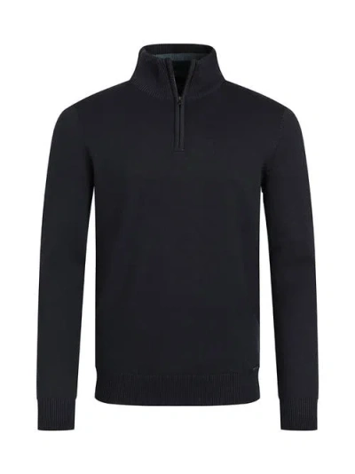 Weird Fish Baxter Fine Knit 1/4 Zip Jumper