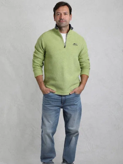 Weird Fish Newark 1/4 Zip Grid Fleece