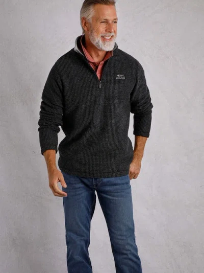 Weird Fish Newark 1/4 Zip Grid Fleece