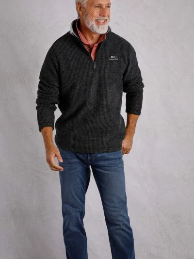 Weird Fish Newark 1/4 Zip Grid Fleece