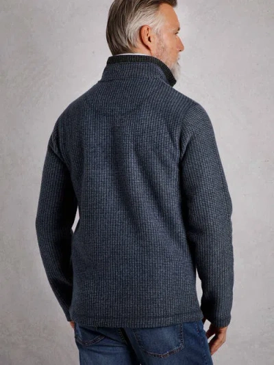 Weird Fish Newark 1/4 Zip Grid Fleece