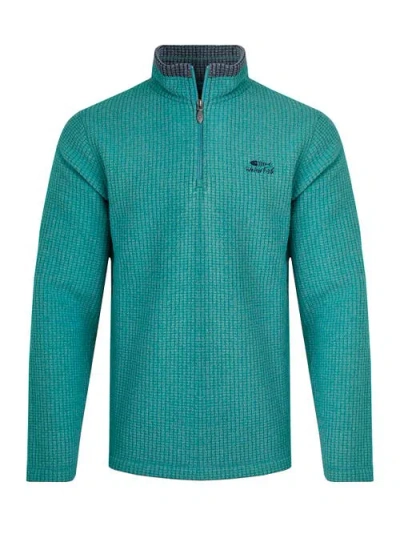 Weird Fish Newark 1/4 Zip Grid Fleece