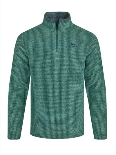Weird Fish Newark 1/4 Zip Grid Fleece