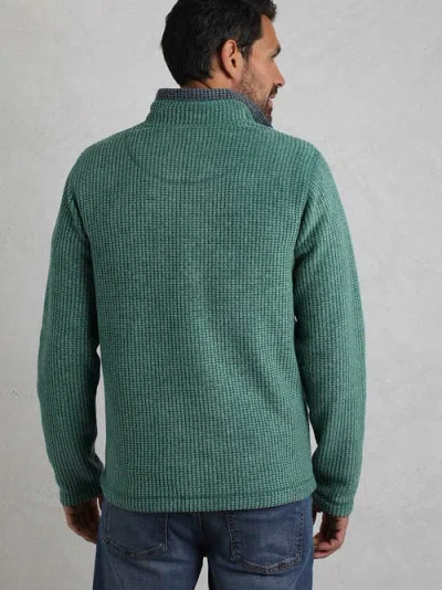 Weird Fish Newark 1/4 Zip Grid Fleece