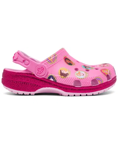 Crocs Toddler Girls Disney Princess Classic Clogs From Finish Line In Pink