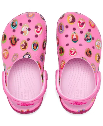 Crocs Toddler Girls Disney Princess Classic Clogs From Finish Line In Pink