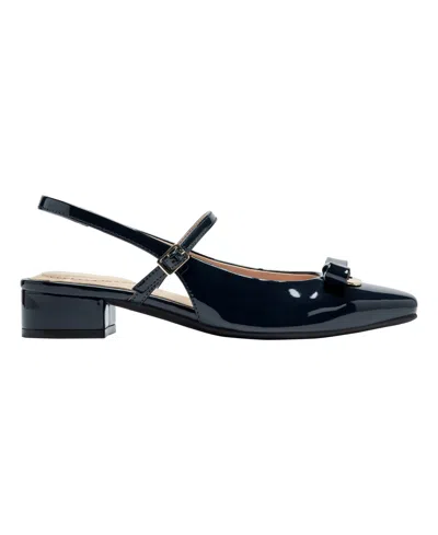 Bandolino Women's Adana Bow Block Heel Slingback Pumps