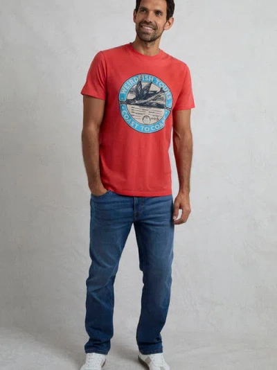 Weird Fish Coasting Front Print Graphic T-shirt