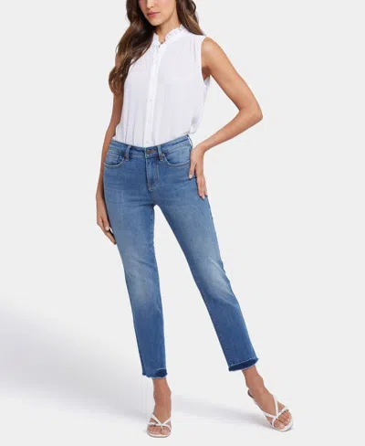 Nydj Sheri Slim Ankle Jeans In Bilbao In Blue