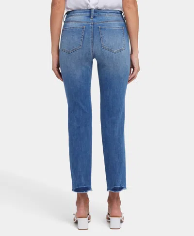 Nydj Sheri Slim Ankle Jeans In Bilbao In Blue