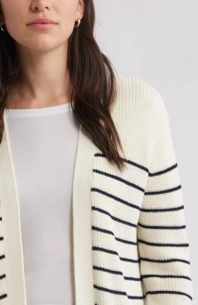Caslonr Caslon(r) Shaker Stitch Pima Cotton Cardigan