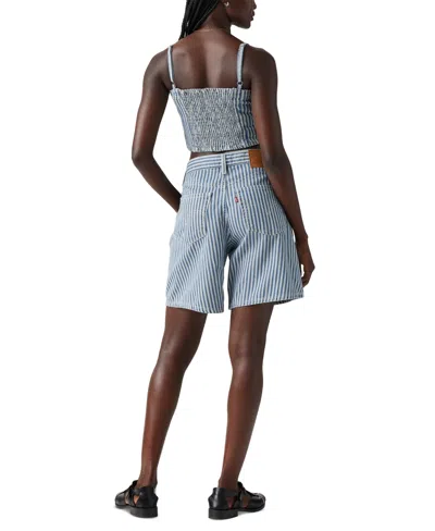 Levi's Premium Women's Cotton High Rise Baggy Shorts