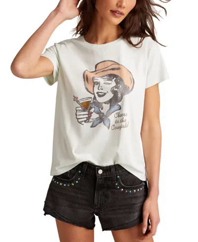Lucky Brand Women's Cheers To The Cowgirls T-shirt