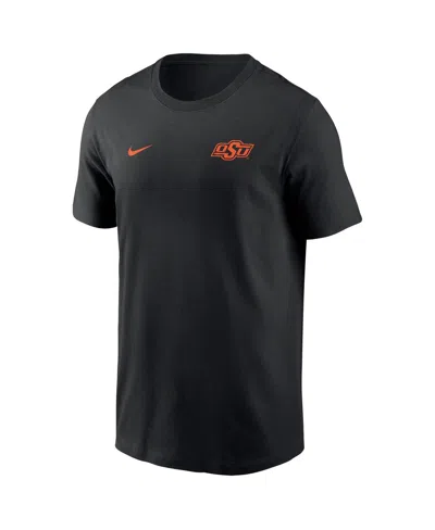 Nike Black Oklahoma State Cowboys 2025 Sideline Legend Performance T-shirt In Black