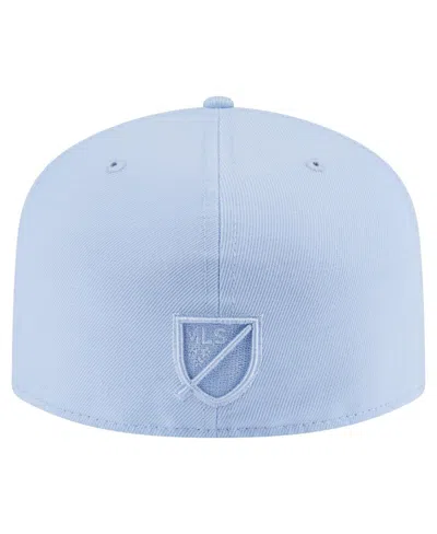 New Era Men's Light Blue Chicago Fire Color Pack A-frame 59fifty Fitted Hat