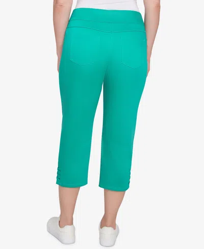 Ruby Rd. Petite Ladder Hem Soft Denim Capri Jeans