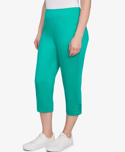Ruby Rd. Petite Ladder Hem Soft Denim Capri Jeans