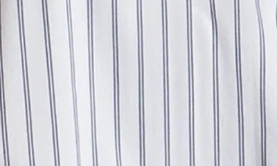 Cinq À Sept Lila Stripe Wrap Dress In Blue