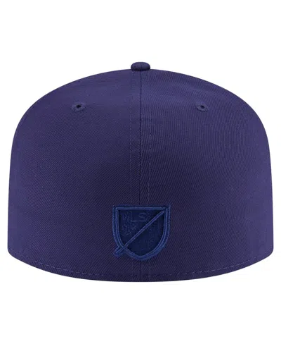New Era Men's Navy Fc Dallas Color Pack A-frame 59fifty Fitted Hat