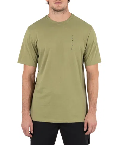 Hurley Men's Stipple Short Sleeve T-shirt In Green