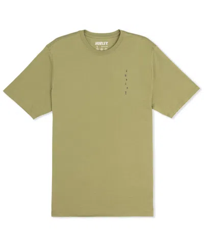 Hurley Men's Stipple Short Sleeve T-shirt In Green