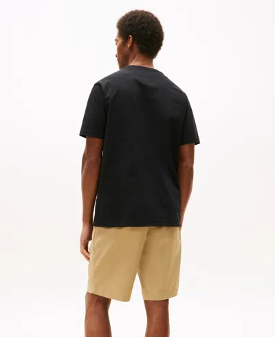 Tommy Hilfiger Embroidered Nyc Logo T In Black