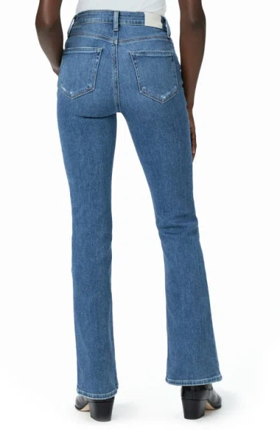 Paige Laurel Canyon High Waist Stretch Flare Jeans In Blue
