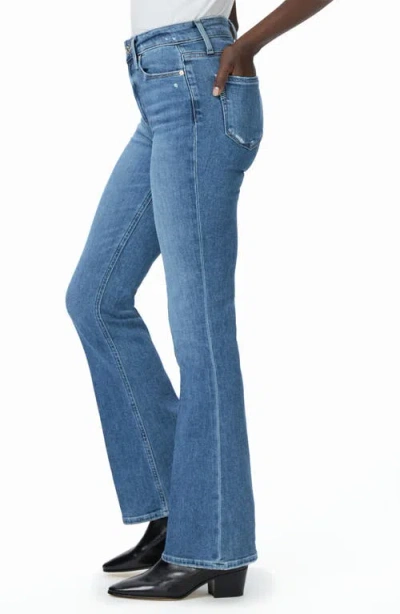 Paige Laurel Canyon High Waist Stretch Flare Jeans In Blue