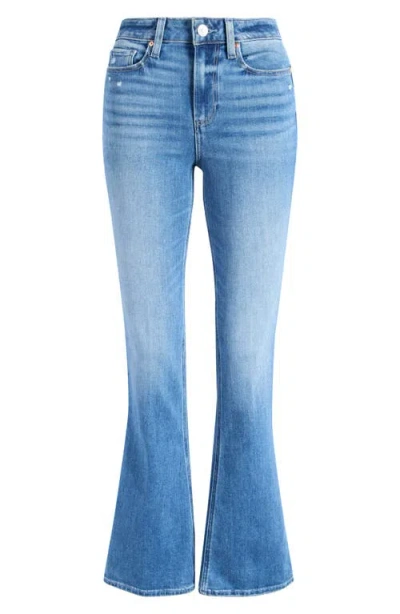Paige Laurel Canyon High Waist Stretch Flare Jeans In Blue