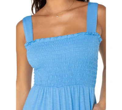 Roxy Just Passing By Smocked Jumpsuit
