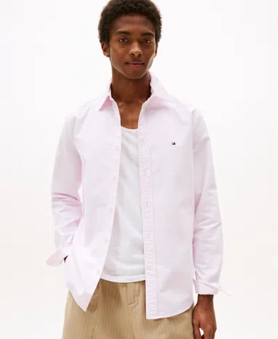 Tommy Hilfiger Men's Pigment-dyed Button-down Long Sleeve Shirt