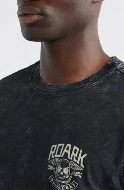 Roark Guideworks Graphic T-shirt In Black