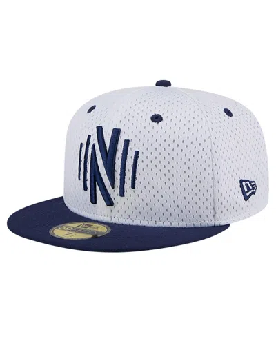 New Era Men's Gray Nashville Sc Throwback Mesh 59fifty Fitted Hat