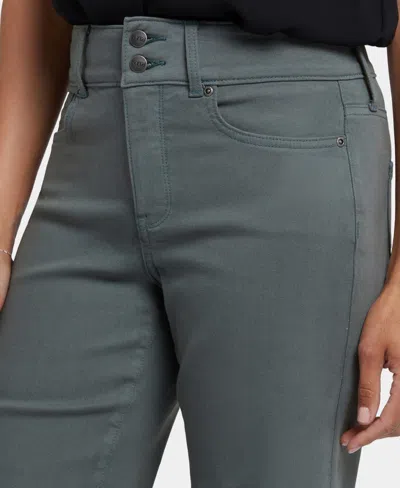 Nydj Mia High Rise Wide Leg Jeans In Gray