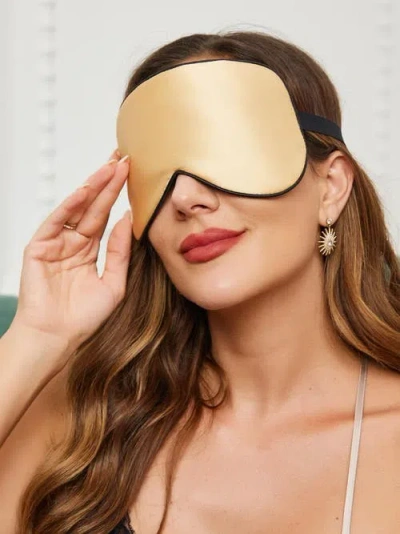 Silksilky 2 Pcs Silk Elastic Band Sleep Eye Mask Set