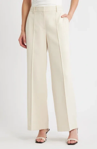 Elie Tahari The Jana Pintuck Pleat Pants In Neutral