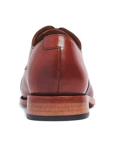 Anthony Veer Men's Clinton Cap-toe Leather Oxfords
