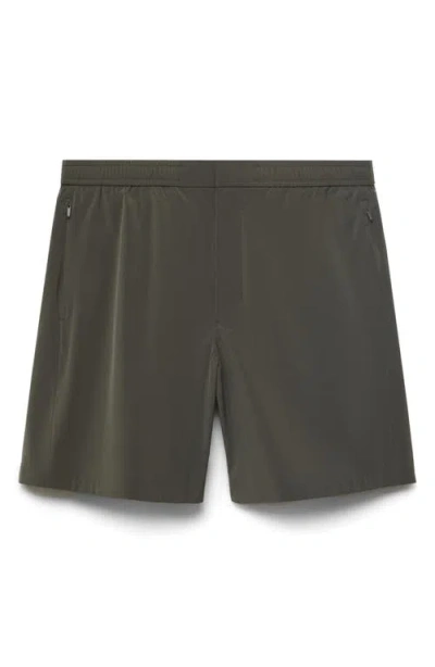 Mango Water Repellent Coolmax® Bermuda Shorts In Green