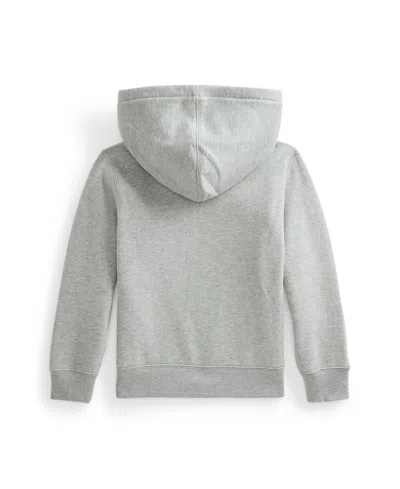 Polo Ralph Lauren Fleece Hoodie In Gray